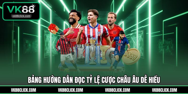 Bảng hướng dẫn đọc tỷ lệ cược Châu Âu dễ hiểu