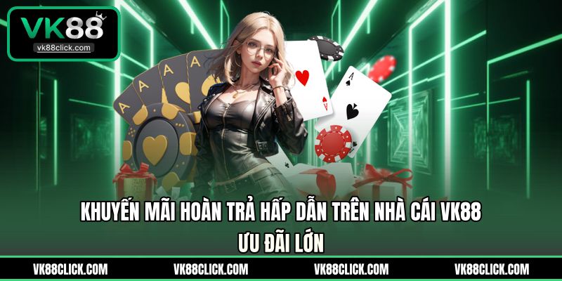 Khuyến mãi hoàn trả hấp dẫn trên nhà cái VK88 cho người dùng mới