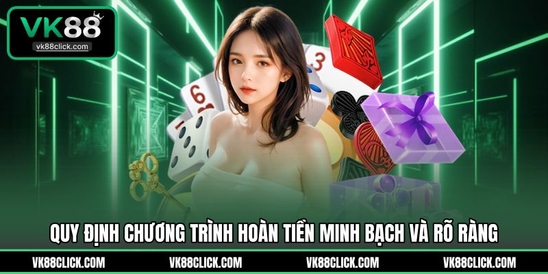 Quy định chương trình hoàn tiền minh bạch và rõ ràng