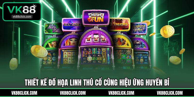 Thiết kế đồ họa linh thú cổ cùng hiệu ứng huyền bí